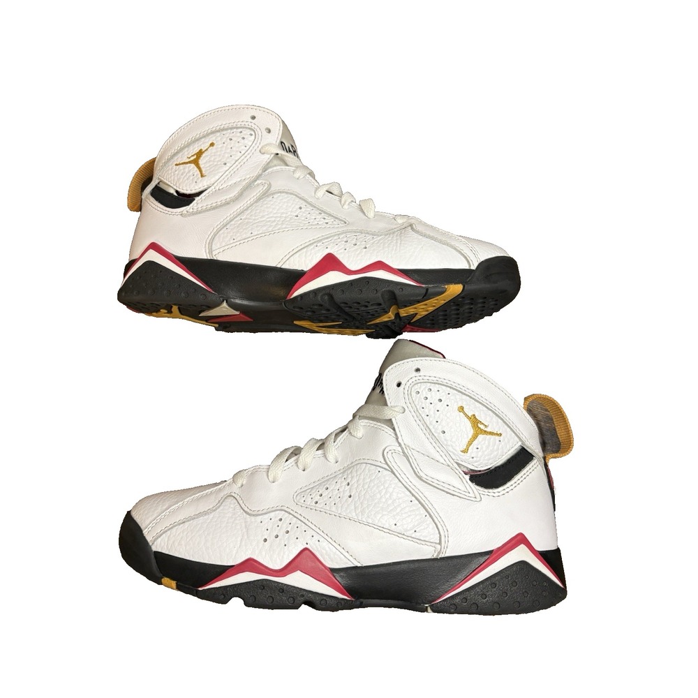 Nike Air Jordan 7 Retro Cardinal 2022 GS Youth Size 7Y DQ6040-106 Sneaker